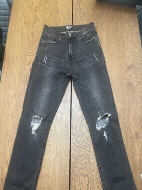 Lazer Slim Fit 32x24 Black Denim Jeans